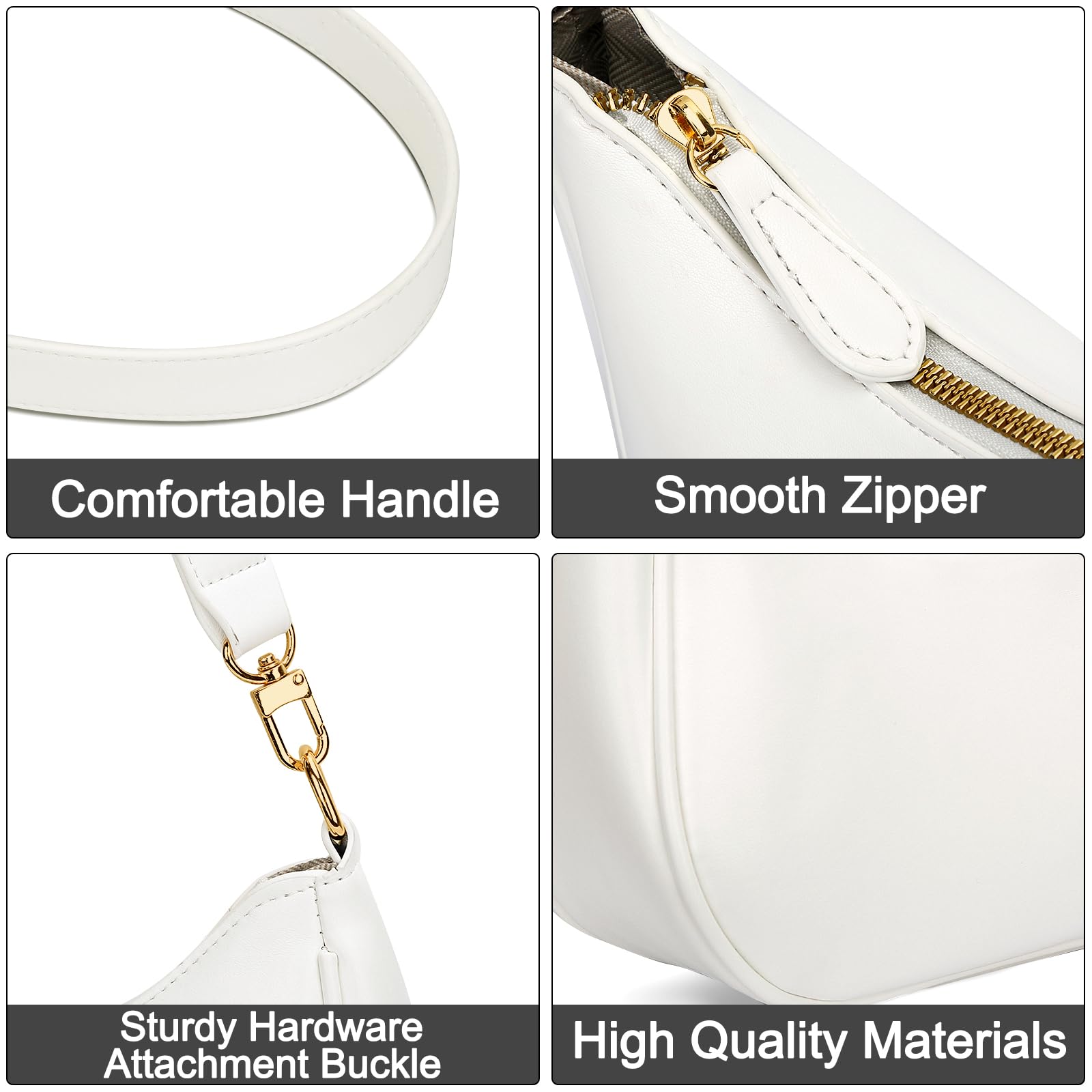 Retro Chic Hobo Bag - Cute Underarm Purse - Shoulder Bags by Handbags Specialist Headquarter | Available at Handbags Specialist Headquarter