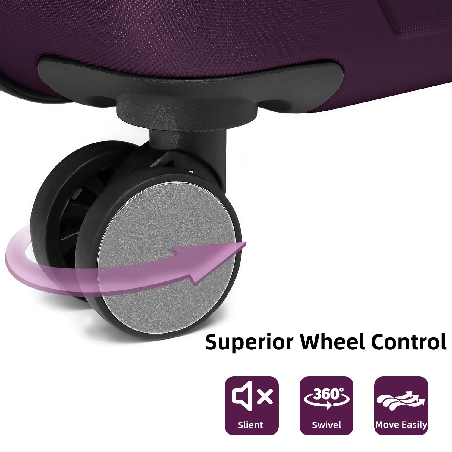 LAVENDER 6pc Hardside Spinner Luggage – ##variant## Luggage Travel Bags