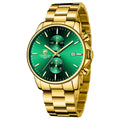Golden Hour Elite Chrono Steel Men’s Quartz Watch