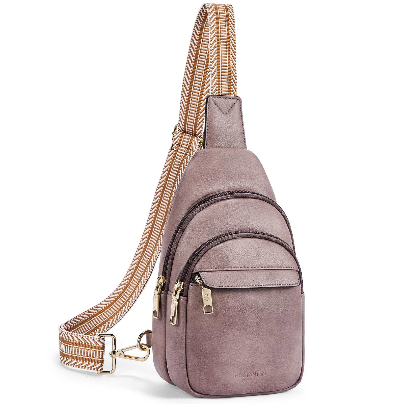 BOSTANTEN Chic Leather Crossbody Sling Bag -  by Handbags Specialist Headquarter | Available at Handbags Specialist Headquarter