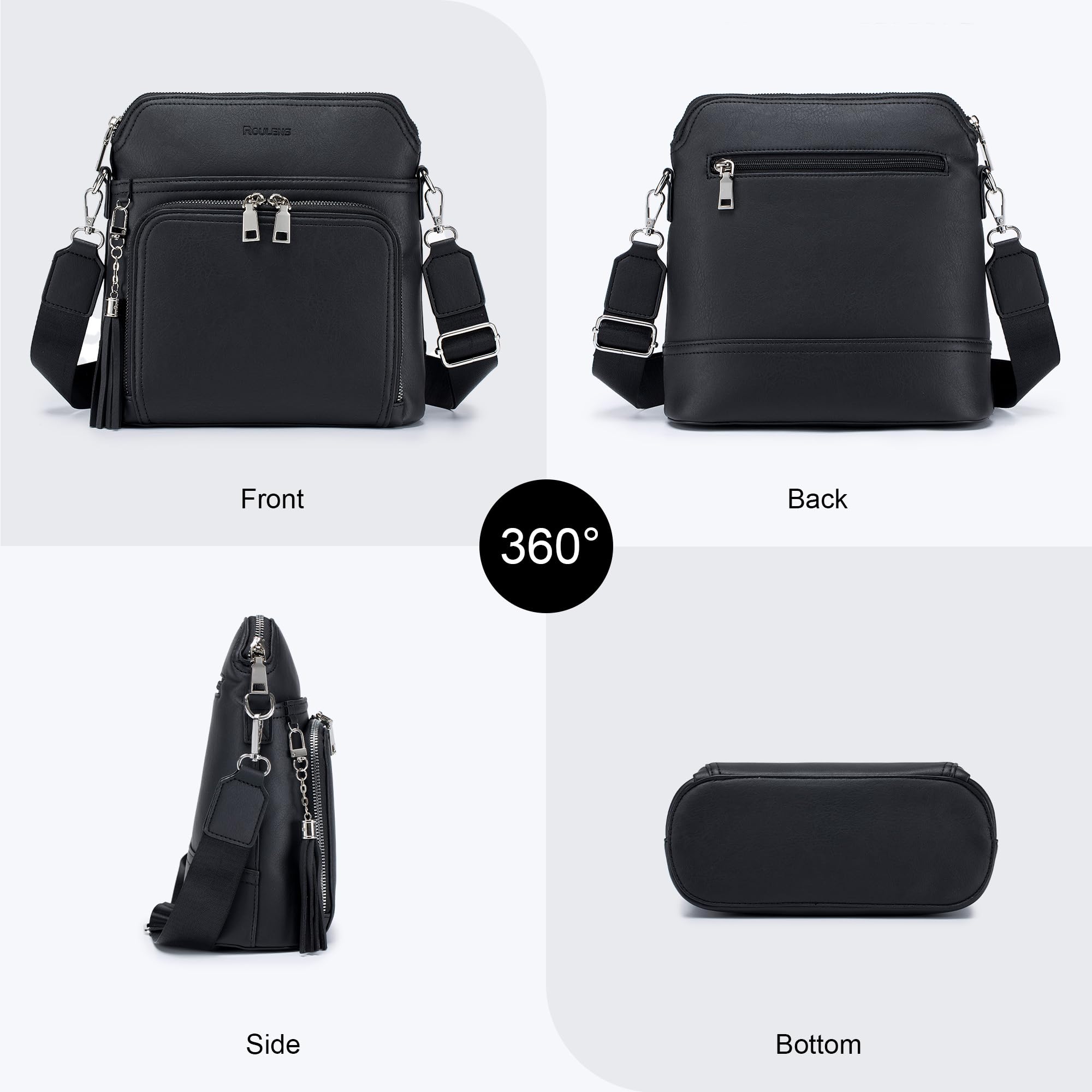 Tassel Charm Crossbody Bag for Women -  by Handbags Specialist Headquarter | Available at Handbags Specialist Headquarter