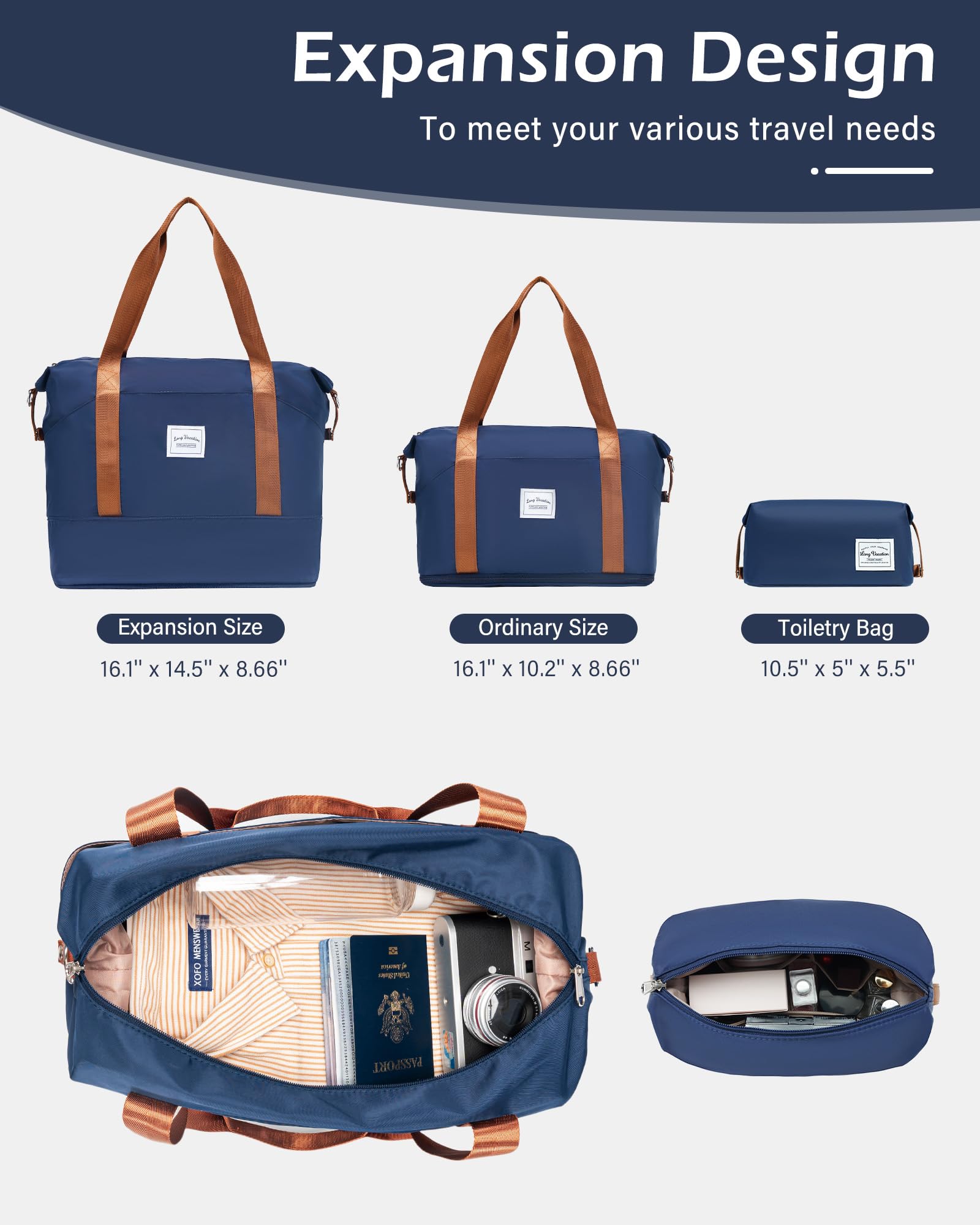 VoyagePro 6-Piece Hardshell Luggage Set - Luggage Travel Bags by Handbags Specialist Headquarter | Available at Handbags Specialist Headquarter