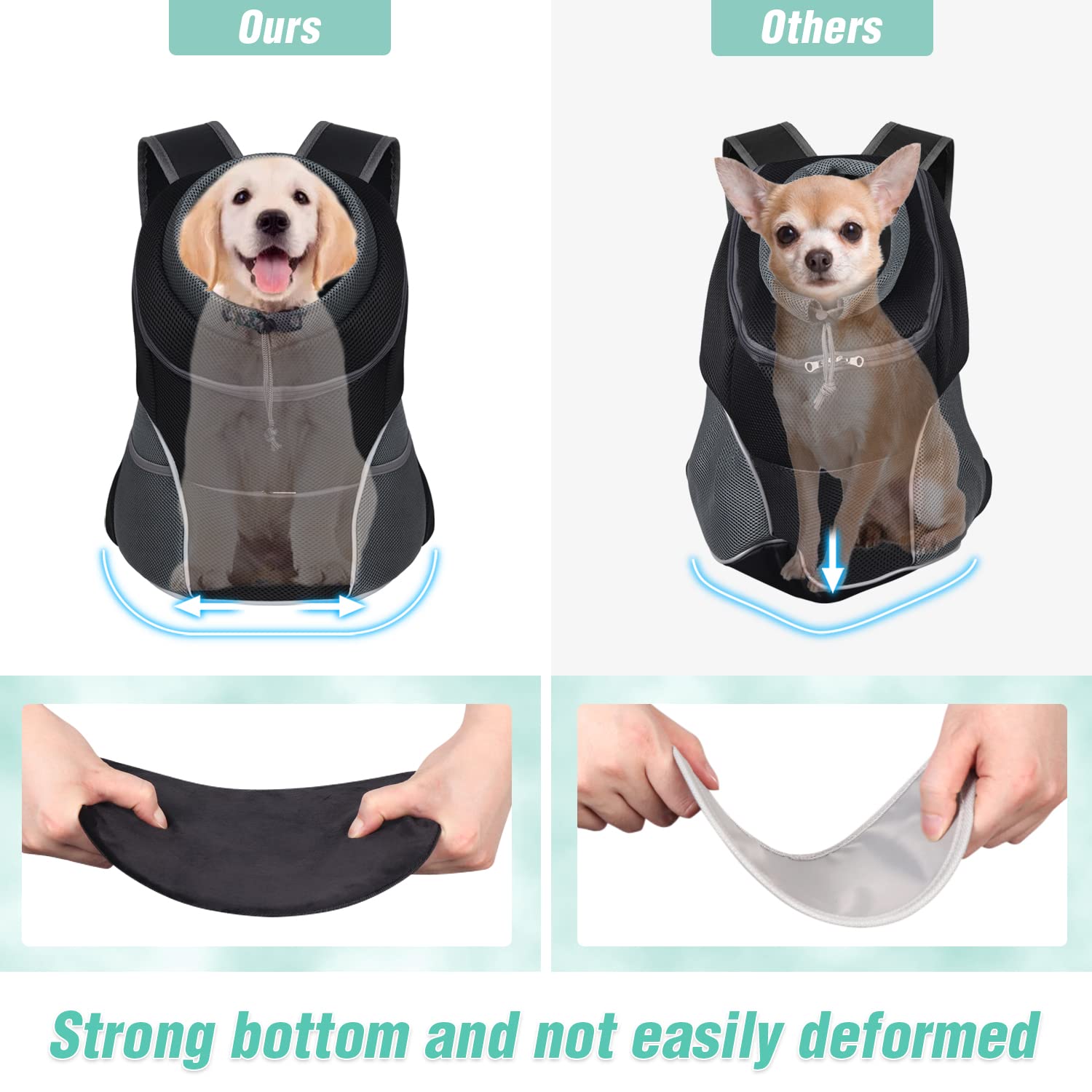 PawVentura: Adjustable Pet Carrier Backpack -  by Handbags Specialist Headquarter | Available at Handbags Specialist Headquarter