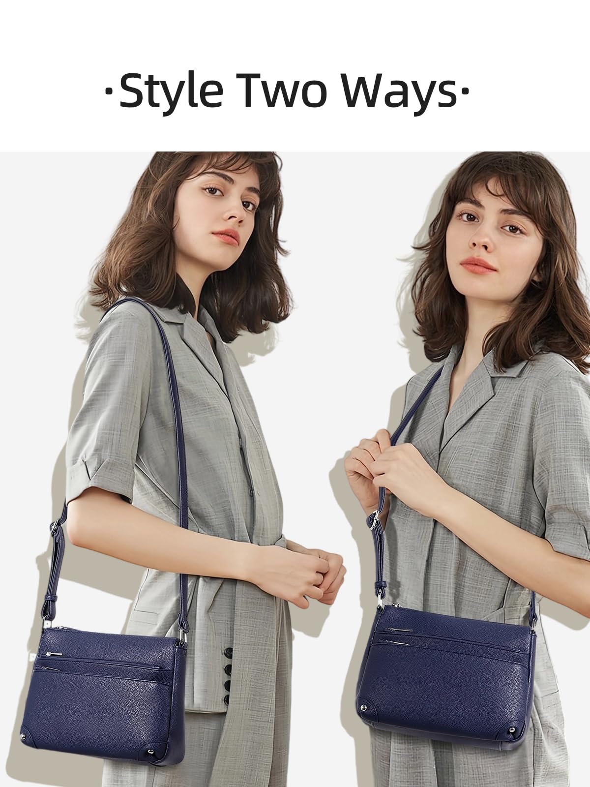 WestBronco ZipSatchel: Women's Medium Crossbody Bag - Handbags by Handbags Specialist Headquarter | Available at Handbags Specialist Headquarter