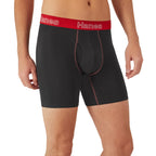 Hanes Men's Stretch Cotton Boxer Briefs, 6-Pack