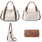 CLUCI Eco Luxe Vegan Leather Tote Bag - Bucket Bag by Handbags Specialist Headquarter | Available at Handbags Specialist Headquarter