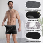 Bamboo Rayon Boxer Briefs 7 Pack for Men