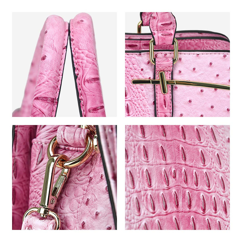 Women’s 2pc Tote & Wallet Handbag Set with 3 Compartments
