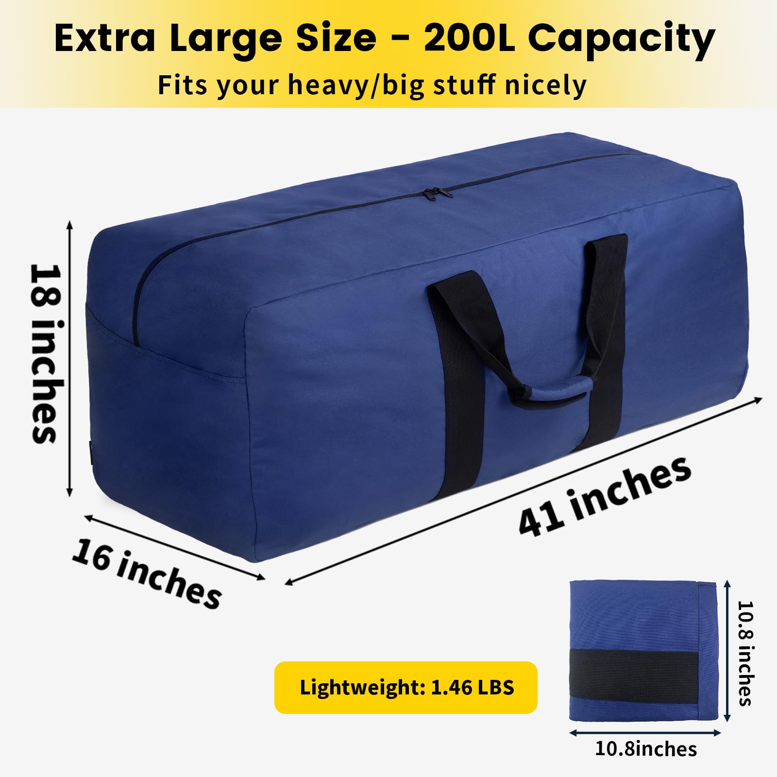 VoyagerMax 100L Travel Duffel - Foldable & Durable