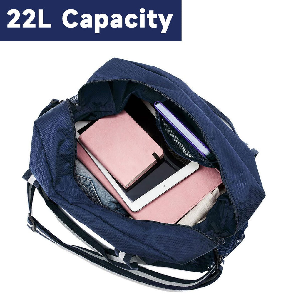 TravelLite Foldable Waterproof Duffle Tote Bag - Luggage Travel Bags by Handbags Specialist Headquarter | Available at Handbags Specialist Headquarter