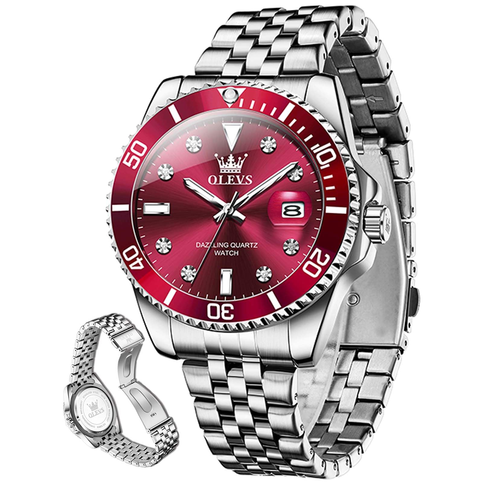 SteelGlow: OLEVS Quartz Men's Luminous Watch