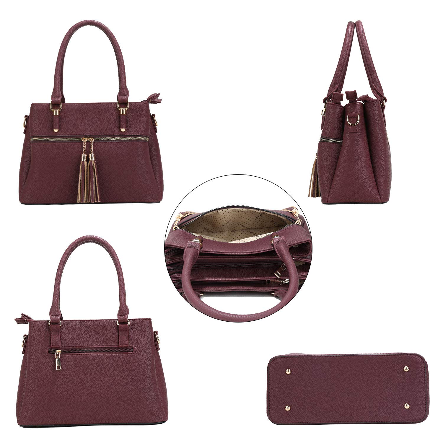 Luxe Leather Satchel & Crossbody Bags -  by Handbags Specialist Headquarter | Available at Handbags Specialist Headquarter