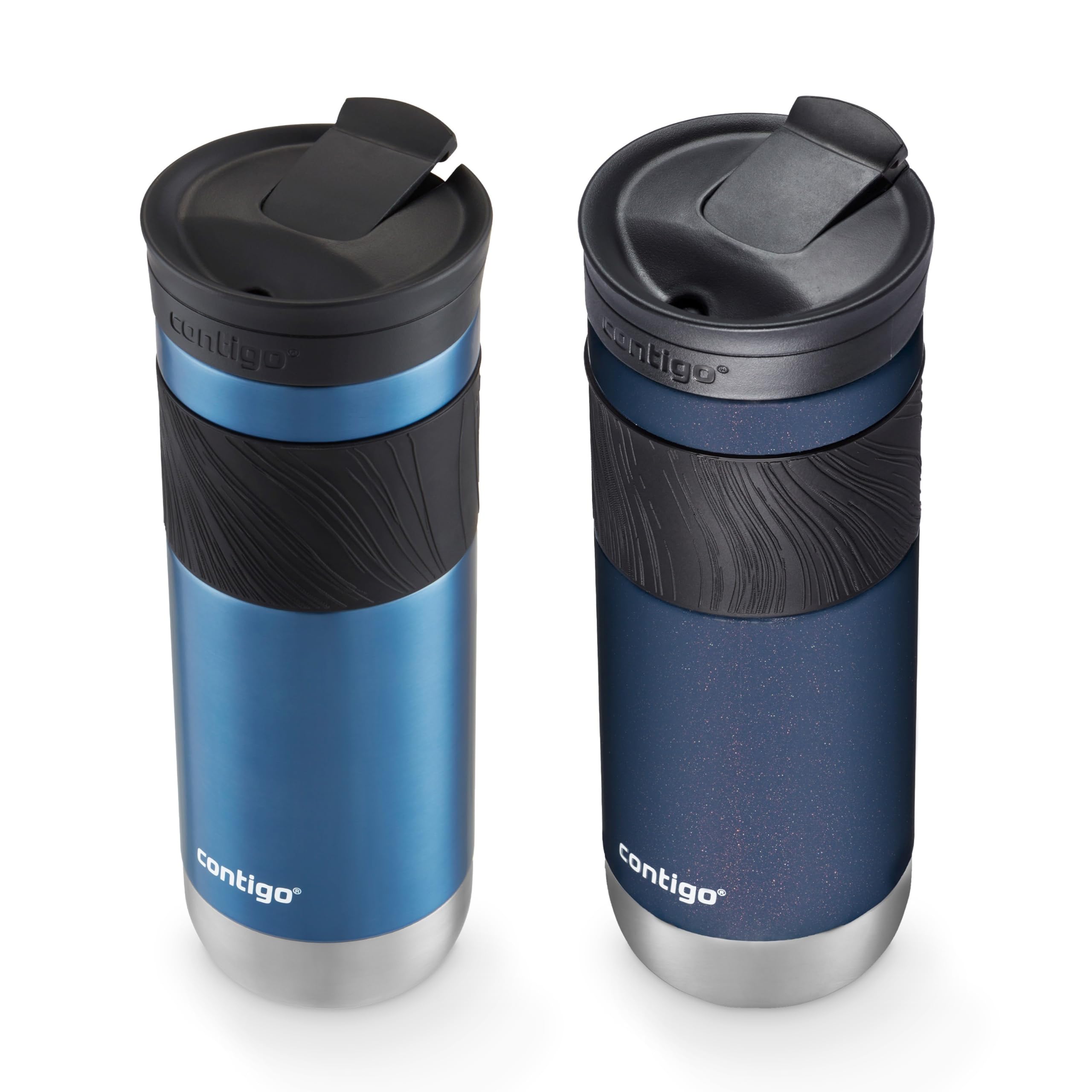SNAPSEAL Grip Stainless Travel Mug 20oz - Blue/Berry - Water Bottles by Handbags Specialist Headquarter | Available at Handbags Specialist Headquarter
