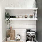 Rustic Farmhouse Shelves (008-40BN) - Decor by Handbags Specialist Headquarter | Available at Handbags Specialist Headquarter