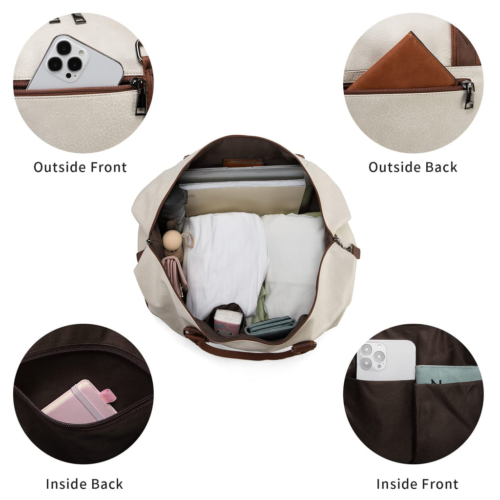 Weekender Overnight Travel Bag with Shoe Pouch
