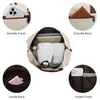 Weekender Overnight Travel Bag with Shoe Pouch