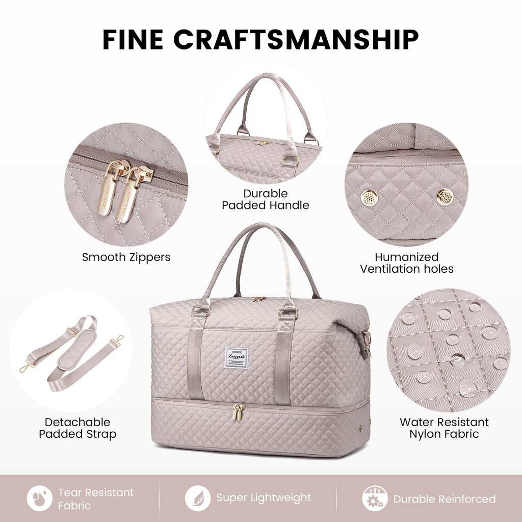 LOVEVOOK All-in-One Duffle: Travel & Gym Ready - Luggage Travel Bags by Handbags Specialist Headquarter | Available at Handbags Specialist Headquarter