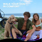 RhinoGrip Aqua: Double Handle Reflective Dog Leash -  by Handbags Specialist Headquarter | Available at Handbags Specialist Headquarter