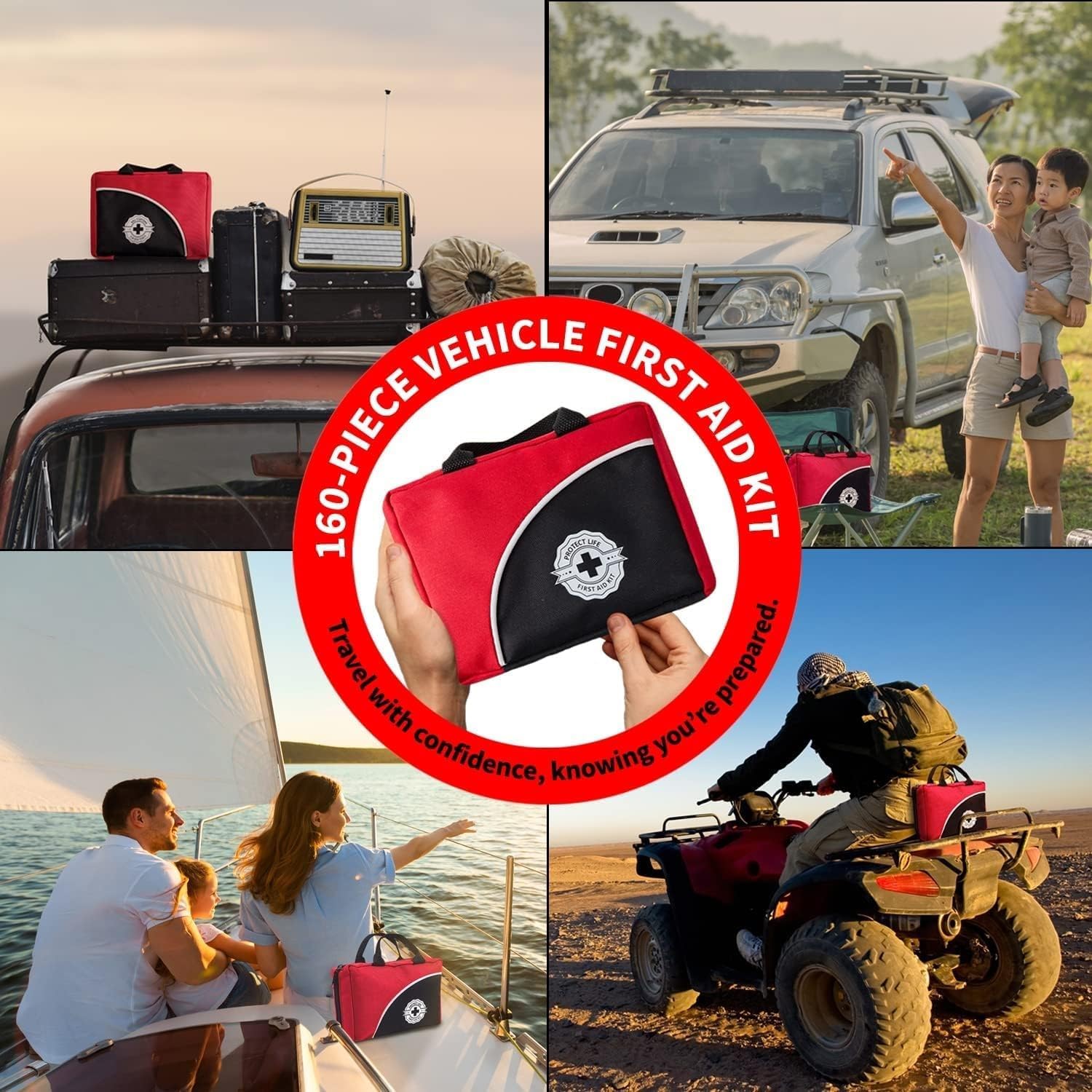 Protect Life Ultimate Survival First Aid Kit -  by Handbags Specialist Headquarter | Available at Handbags Specialist Headquarter