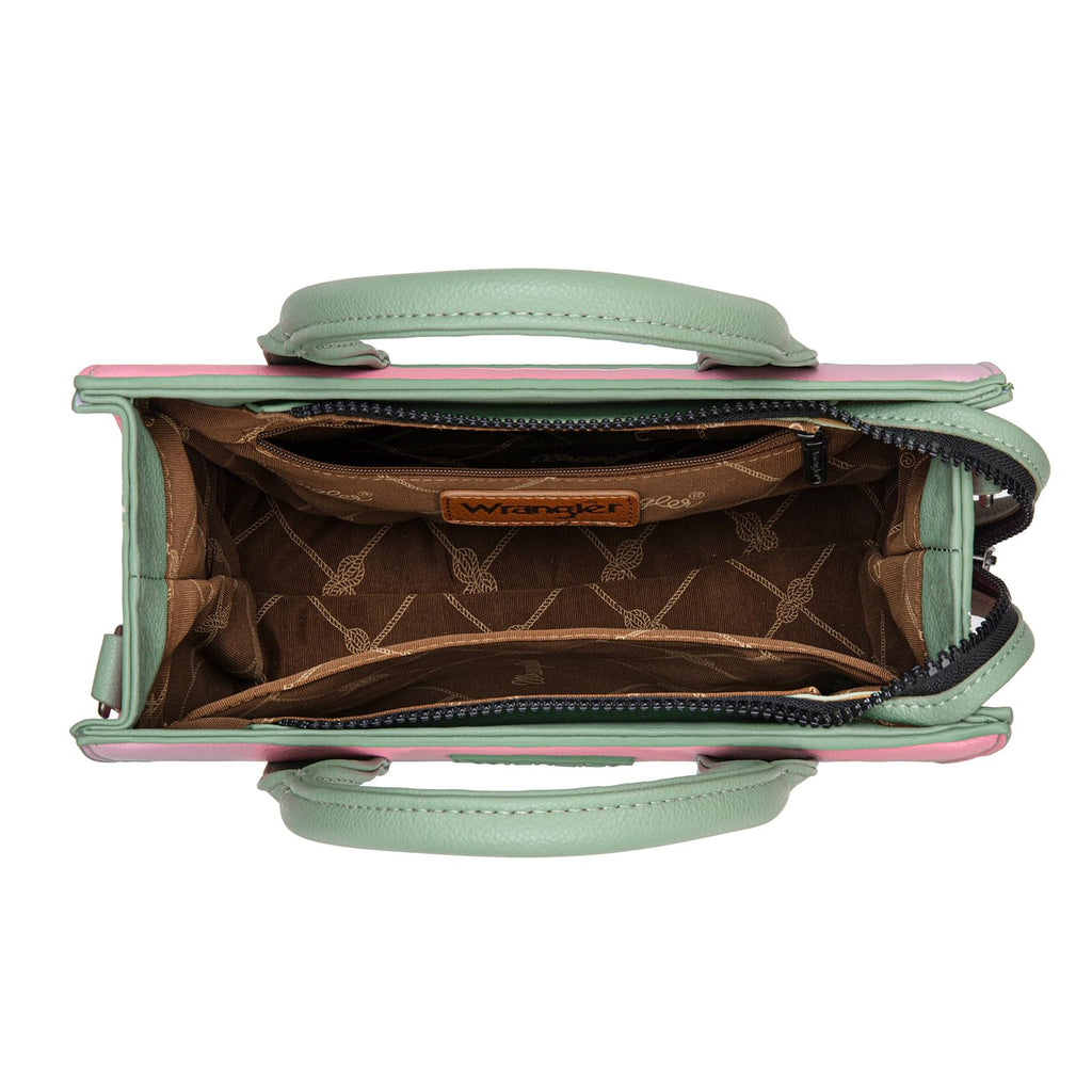 Western Chic Wrangler Tote: Vegan Leather, Versatile Strap