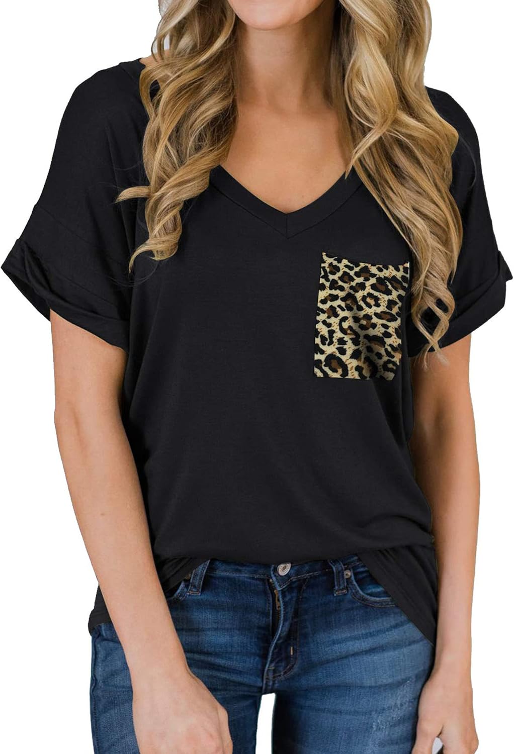 Best Casual V-neck tee for women 2025 - Women Tops by Handbags Specialist Headquarter | Available at Handbags Specialist Headquarter