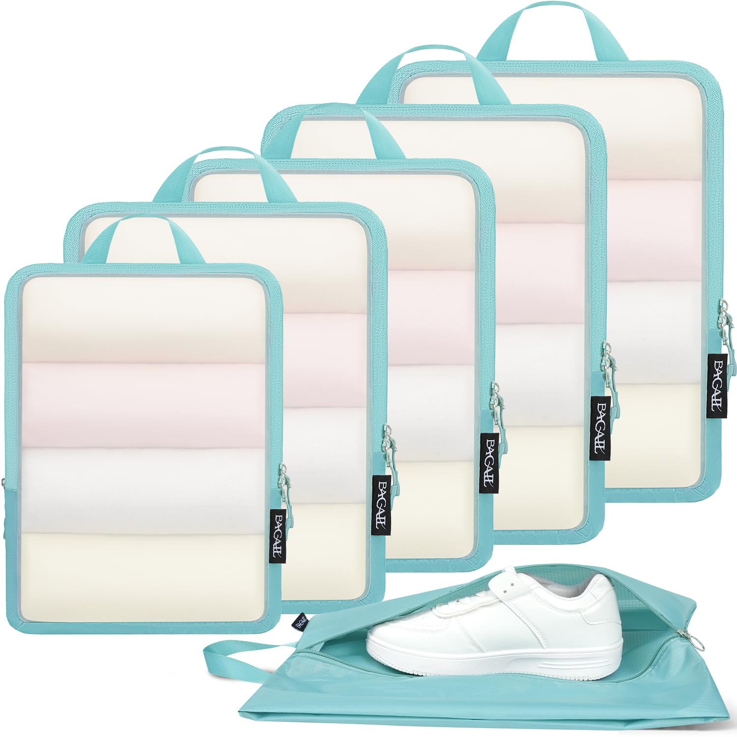 BAGAIL Travel Compression Cubes Set for Packing Ease -  by Handbags Specialist Headquarter | Available at Handbags Specialist Headquarter