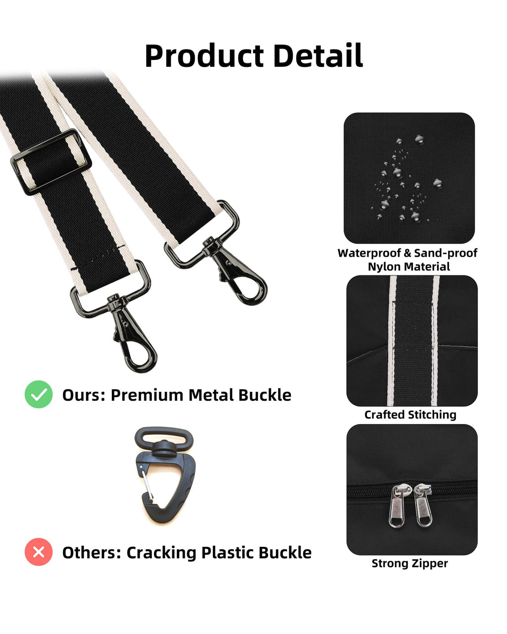 WALNEW Foldable Waterproof Travel Duffel Bag - Luggage Travel Bags by Handbags Specialist Headquarter | Available at Handbags Specialist Headquarter