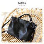 Kattee Women's Leather Tote Bag