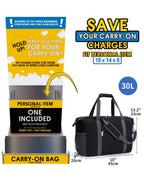 Narwey Air Duffle 22x14x9 - Luggage Travel Bags by Handbags Specialist Headquarter | Available at Handbags Specialist Headquarter