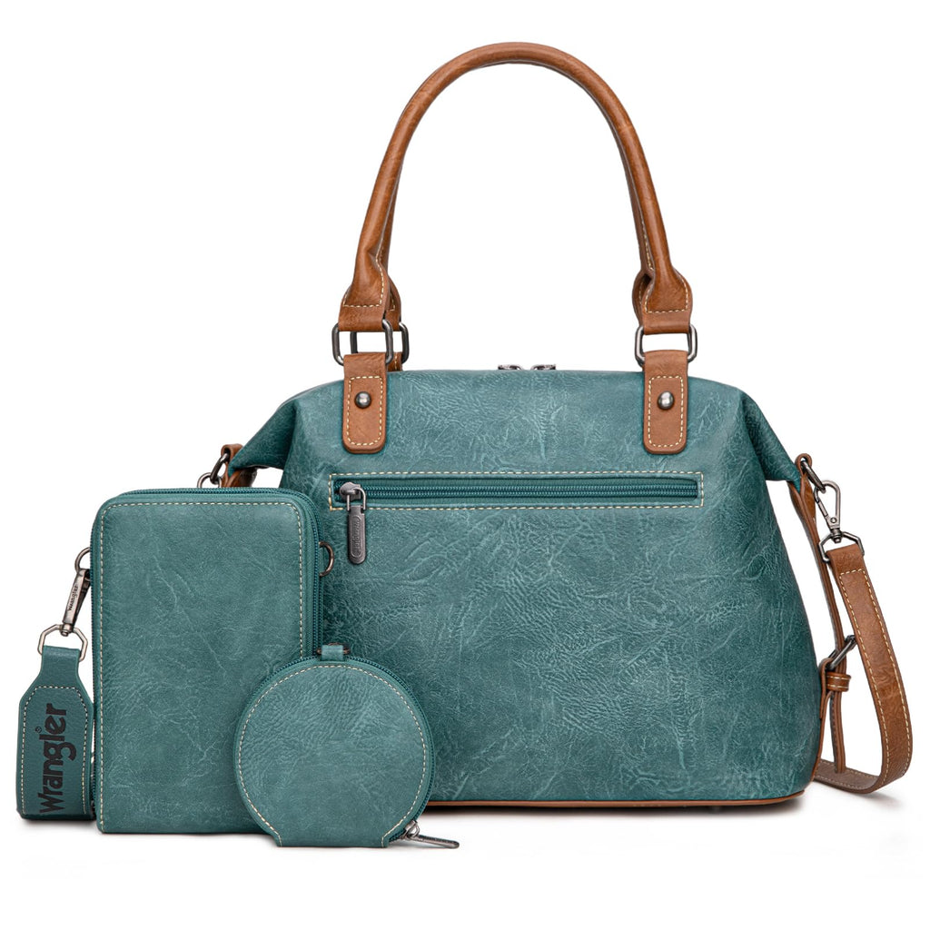 Wrangler Women's Trio: Satchel, Phone Bag & Coin Purse
