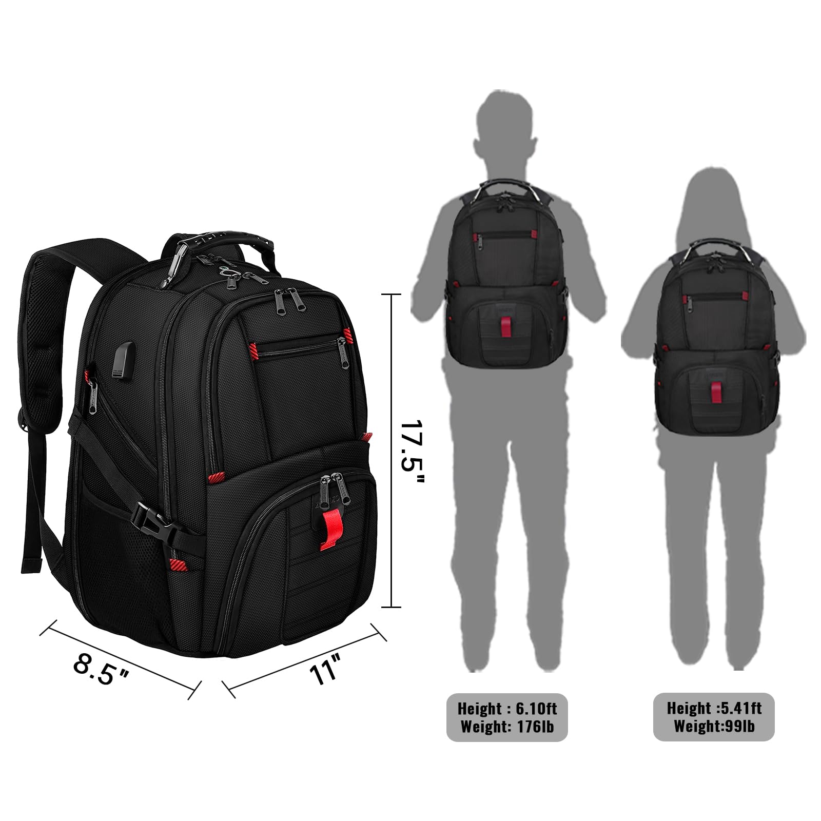 AirTech 50L Travel Backpack - Backpack Bags by Handbags Specialist Headquarter | Available at Handbags Specialist Headquarter