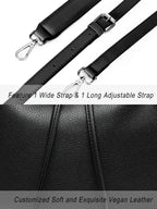 AFKOMST Chic Leather Bucket & Crossbody Bag Set -  by Handbags Specialist Headquarter | Available at Handbags Specialist Headquarter