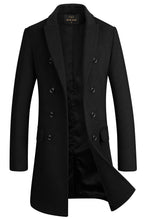 Men's Premium Wool Blend Double Breasted Coat