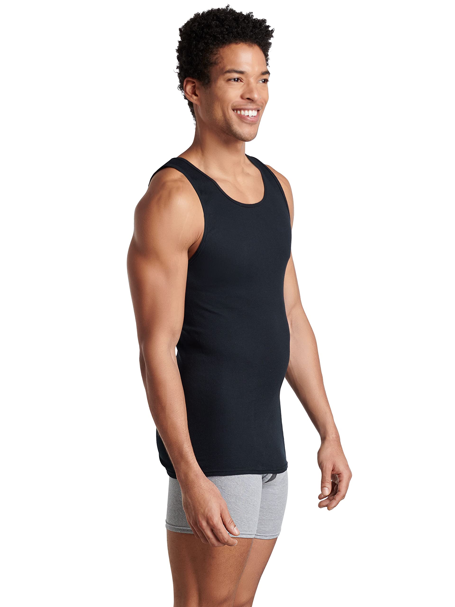 Men's Sleeveless Moisture Wicking Tank A-Shirt