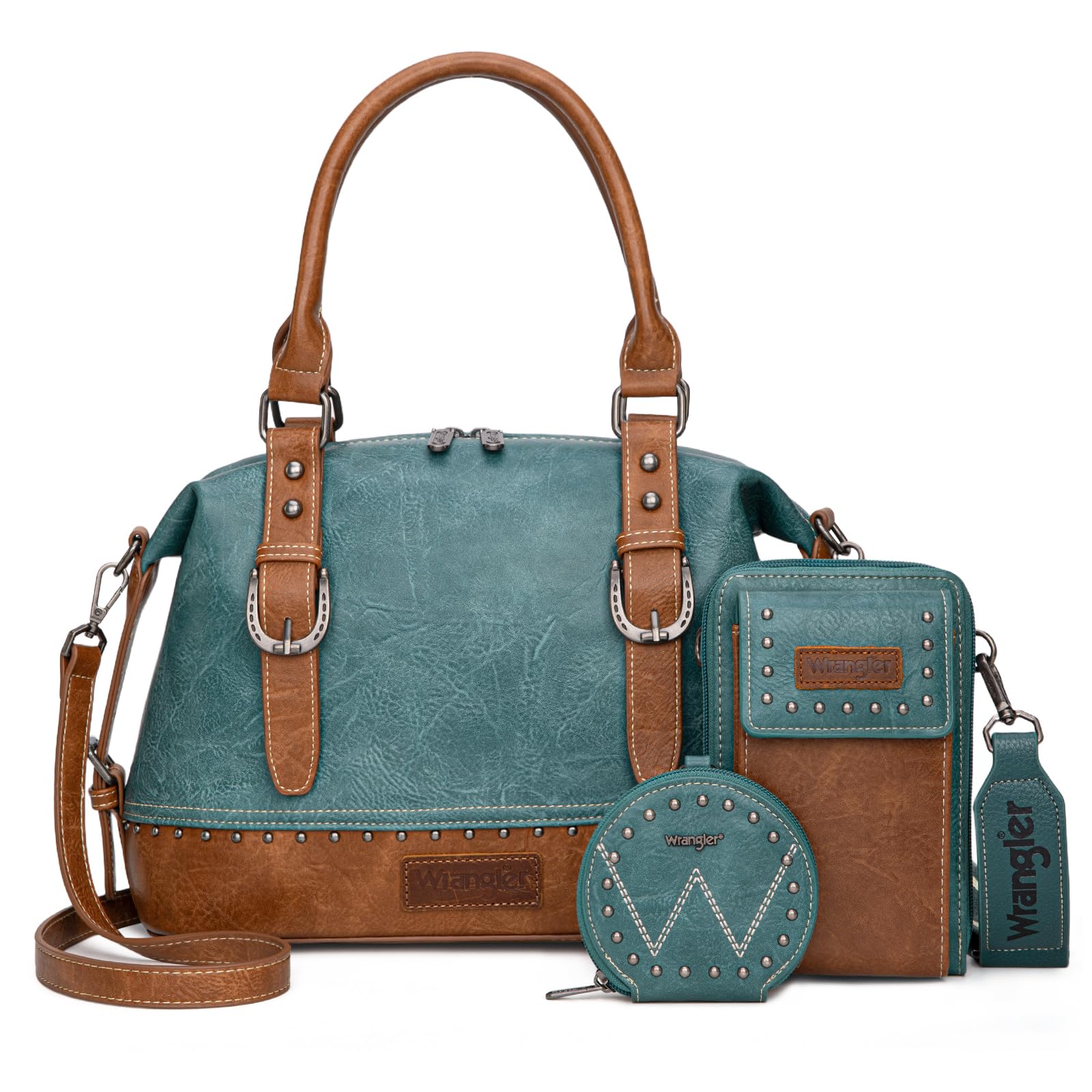 Wrangler Women's Trio: Satchel, Phone Bag & Coin Purse