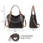 CLUCI Eco Luxe Vegan Leather Tote Bag - Bucket Bag by Handbags Specialist Headquarter | Available at Handbags Specialist Headquarter