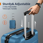 Expandable ShowKoo Suitcase - Durable & TSA Lock - Luggage Travel Bags by Handbags Specialist Headquarter | Available at Handbags Specialist Headquarter