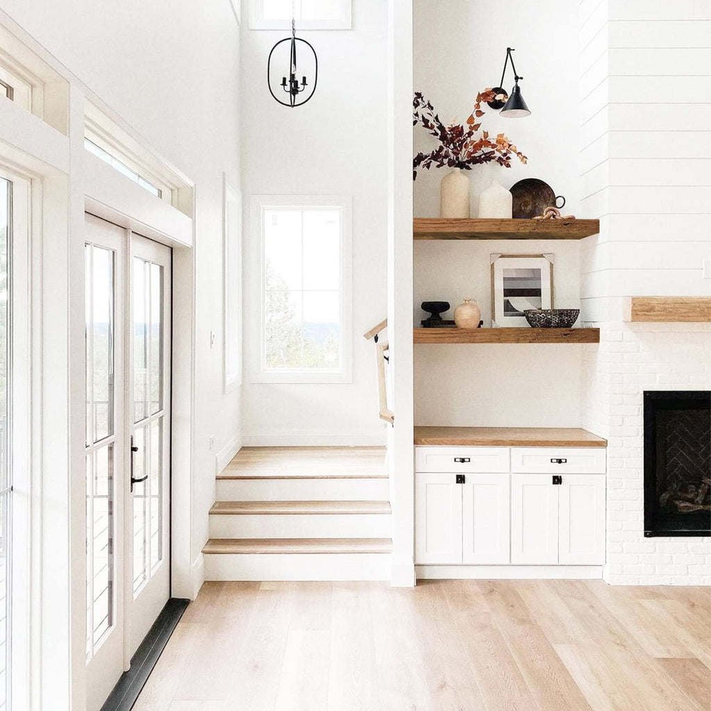 Rustic Farmhouse Shelves (008-40BN) - Decor by Handbags Specialist Headquarter | Available at Handbags Specialist Headquarter