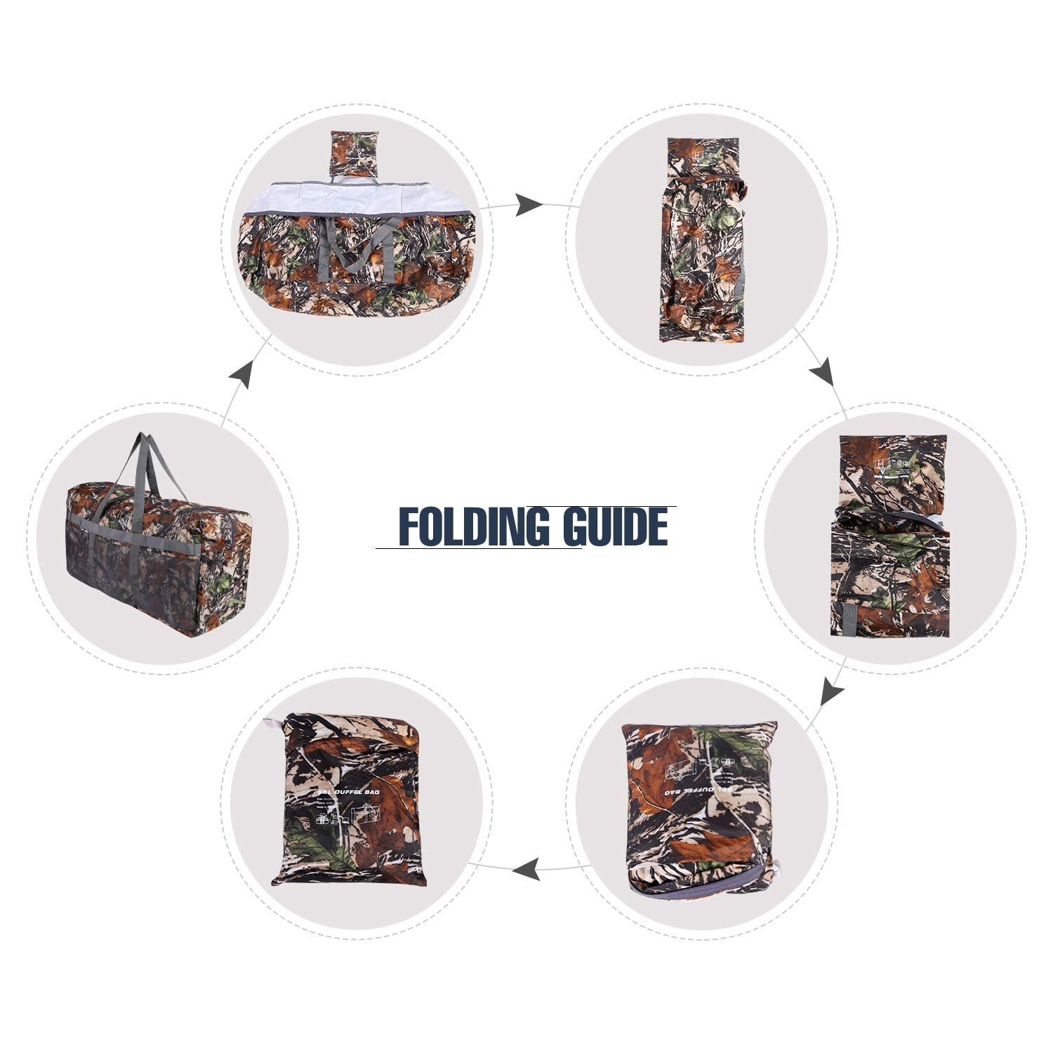 REDCAMP Foldable Waterproof Travel Sports Bag