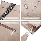 AUYOCO Chic Vegan Leather Crossbody Bag with Strap -  by Handbags Specialist Headquarter | Available at Handbags Specialist Headquarter