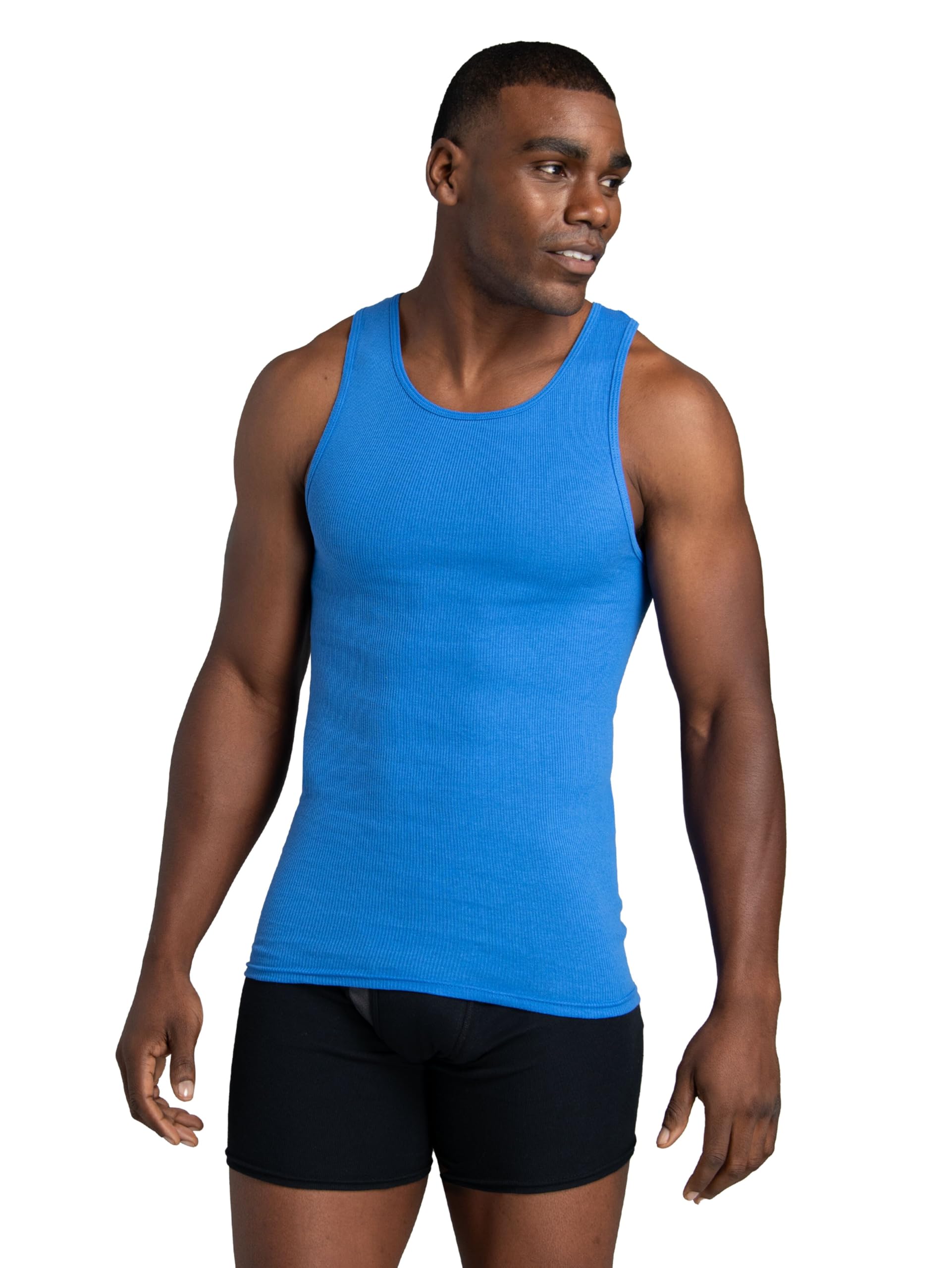 Men's Sleeveless Moisture Wicking Tank A-Shirt
