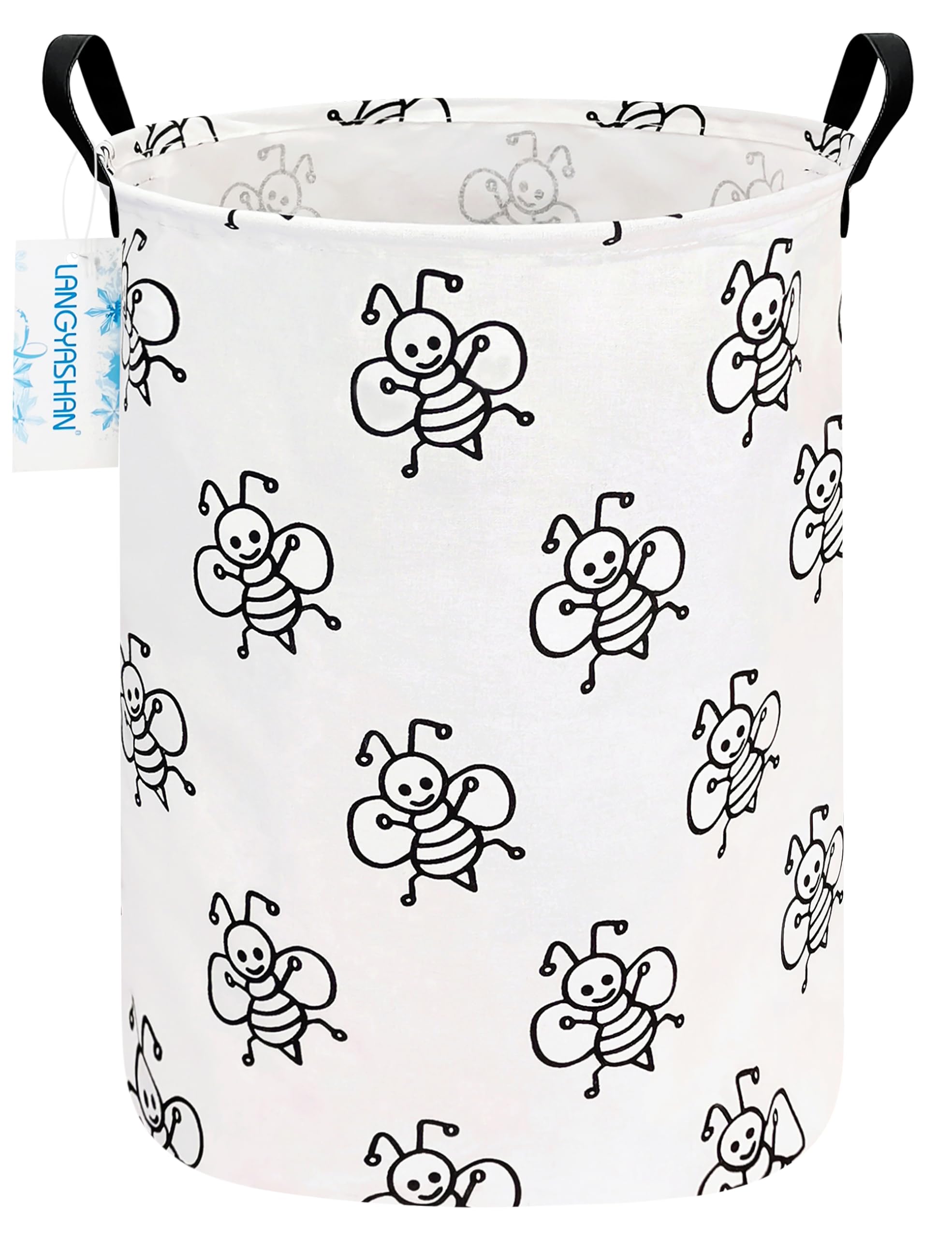 Collapsible Canvas Hamper by LANGYASHAN - Laundry Baskets by Handbags Specialist Headquarter | Available at Handbags Specialist Headquarter