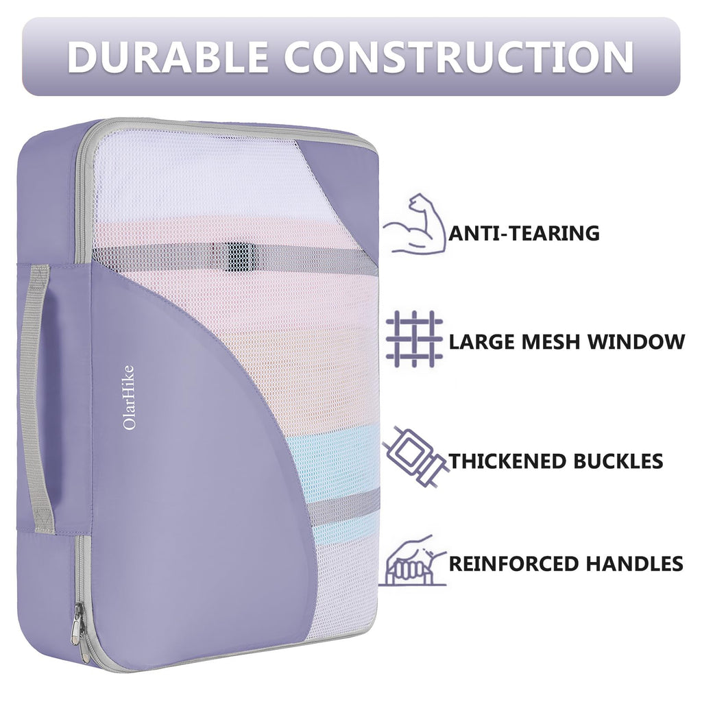 OlarHike Travel Cube Set - Cream Organizer & Gifts -  by Handbags Specialist Headquarter | Available at Handbags Specialist Headquarter