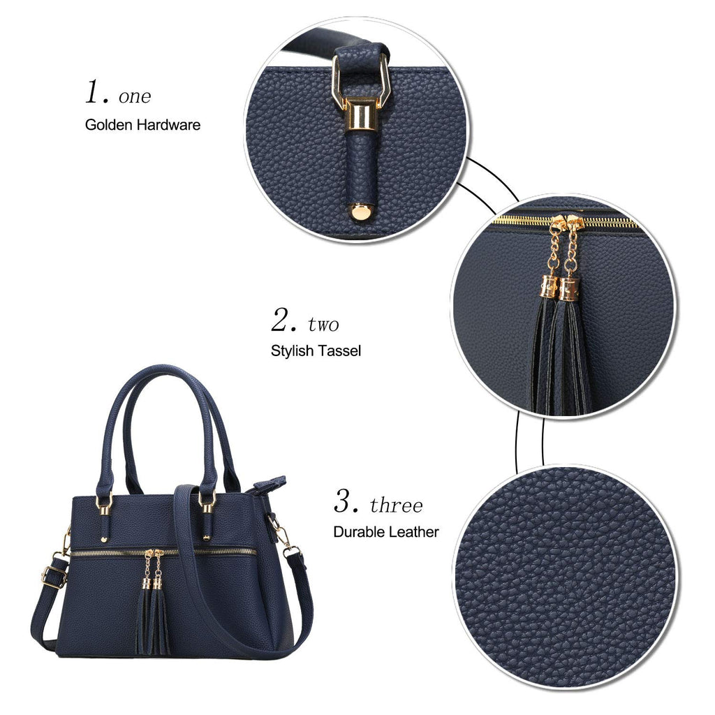 Luxe Leather Satchel & Crossbody Bags -  by Handbags Specialist Headquarter | Available at Handbags Specialist Headquarter