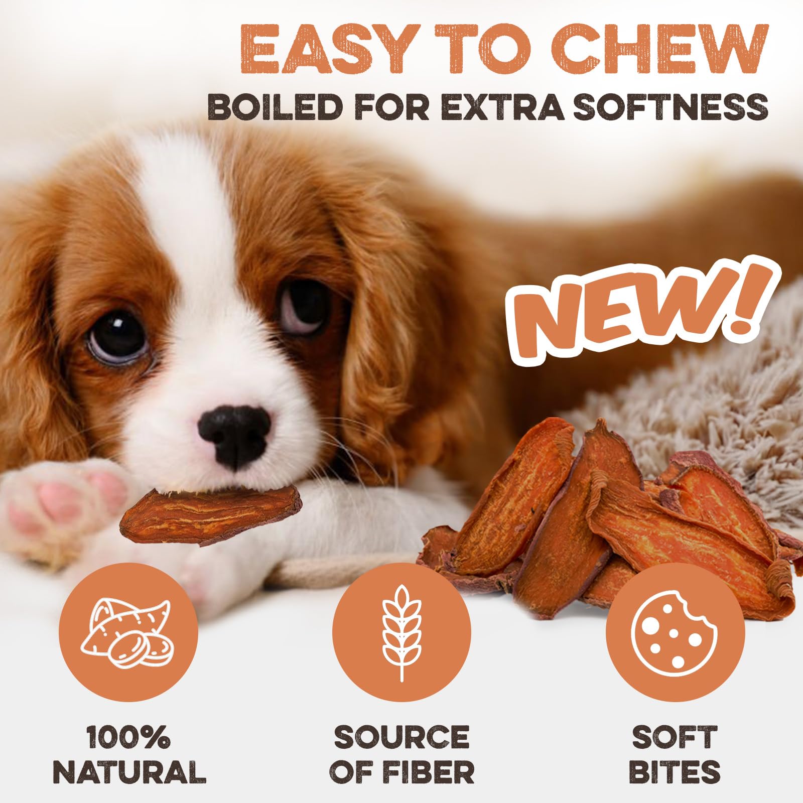 Brutus & Barnaby Sweet Potato Pup Delights - Pet Supplies by Handbags Specialist Headquarter | Available at Handbags Specialist Headquarter