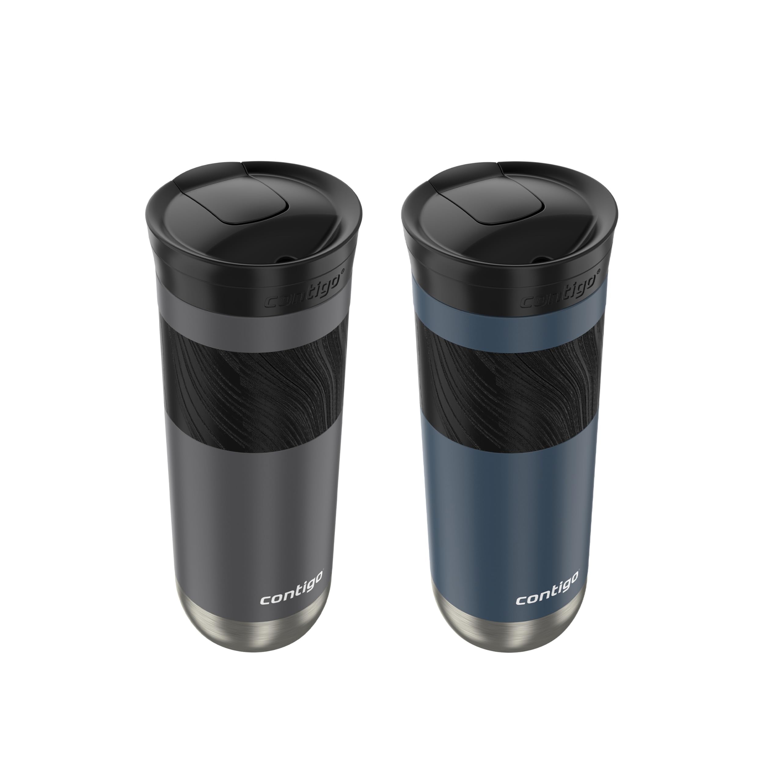 SNAPSEAL Grip Stainless Travel Mug 20oz - Blue/Berry - Water Bottles by Handbags Specialist Headquarter | Available at Handbags Specialist Headquarter