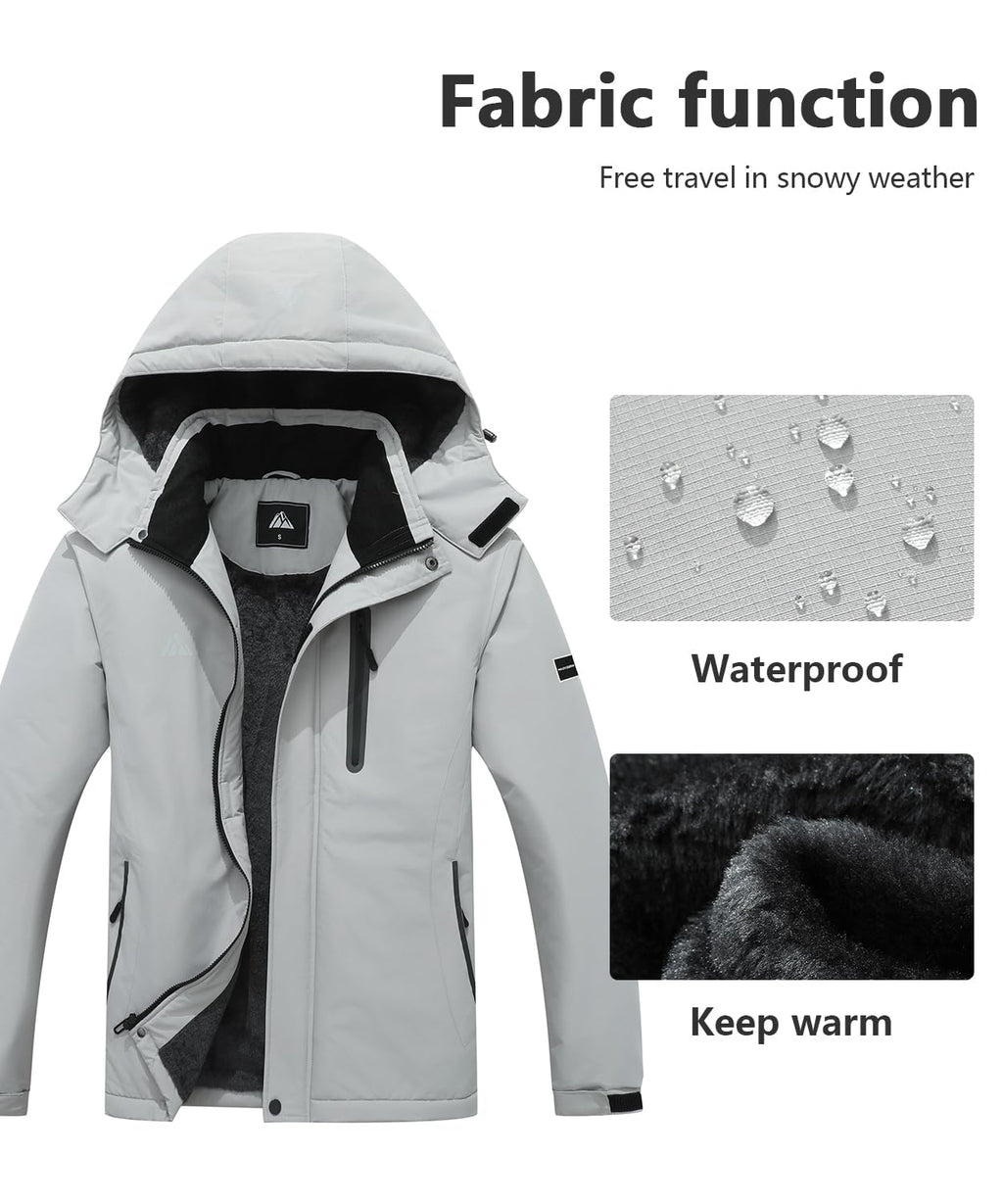 Men's Mountain Ski Jacket - Waterproof & Warm