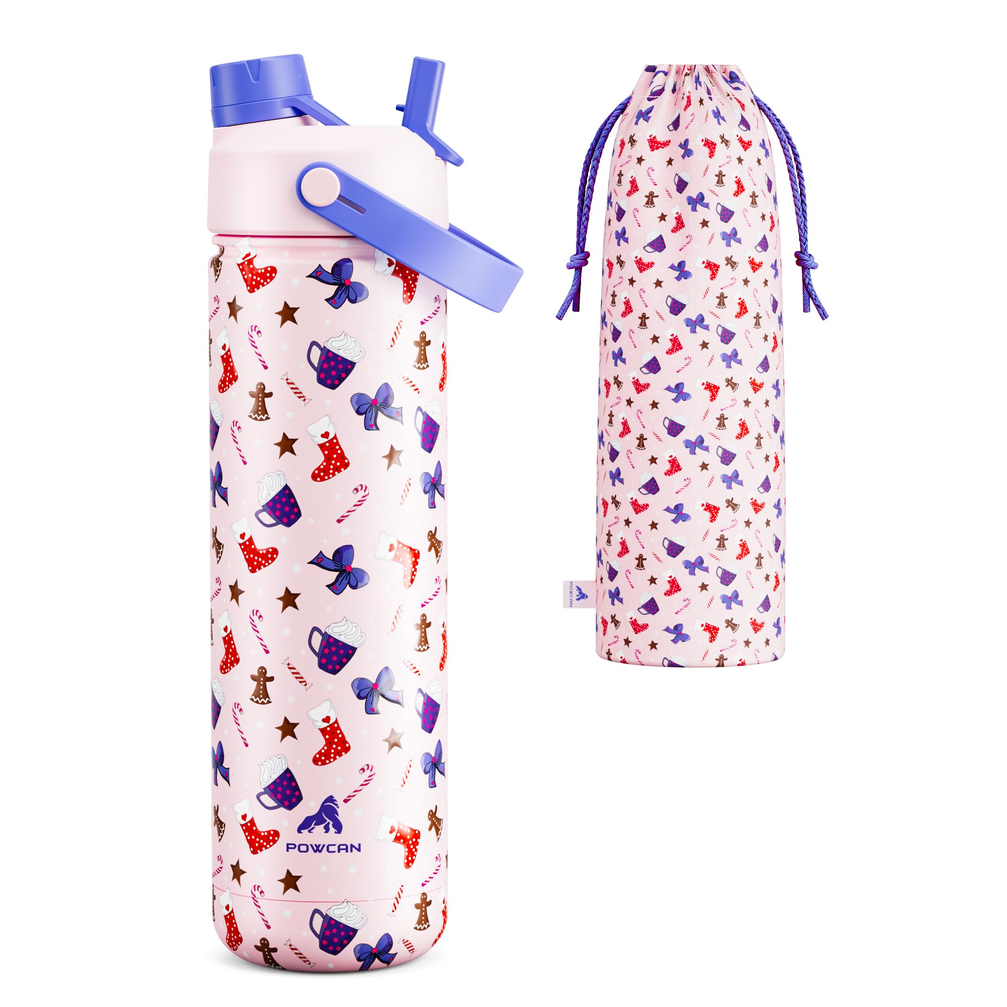 ChillKnight 26oz: Dual-Lid Leak-Proof Bottle - Water Bottles by Handbags Specialist Headquarter | Available at Handbags Specialist Headquarter