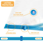 CozyVac Travel Bags with Pump - 6 Pack Space Savers -  by Handbags Specialist Headquarter | Available at Handbags Specialist Headquarter