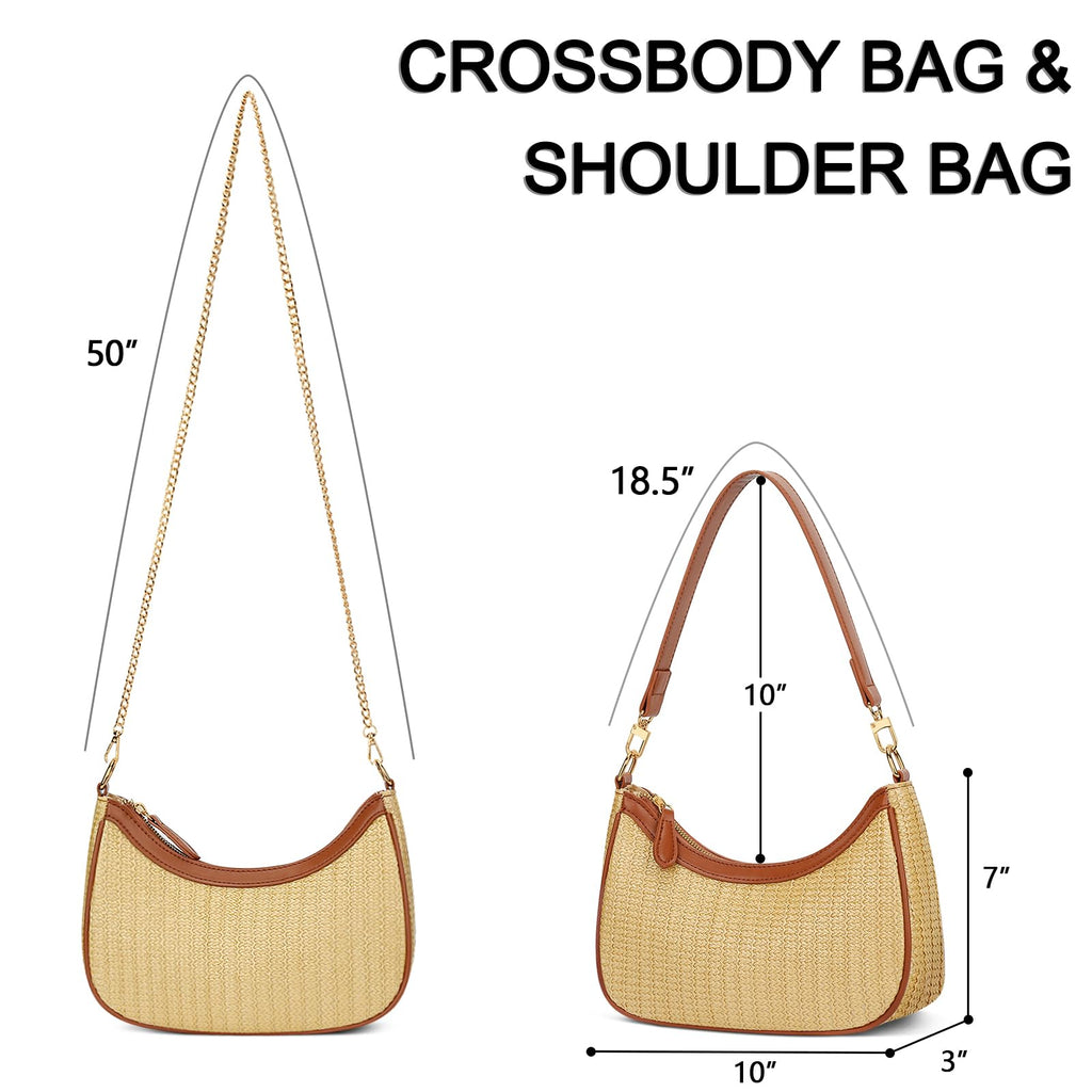 Retro Chic Hobo Bag - Cute Underarm Purse - Shoulder Bags by Handbags Specialist Headquarter | Available at Handbags Specialist Headquarter